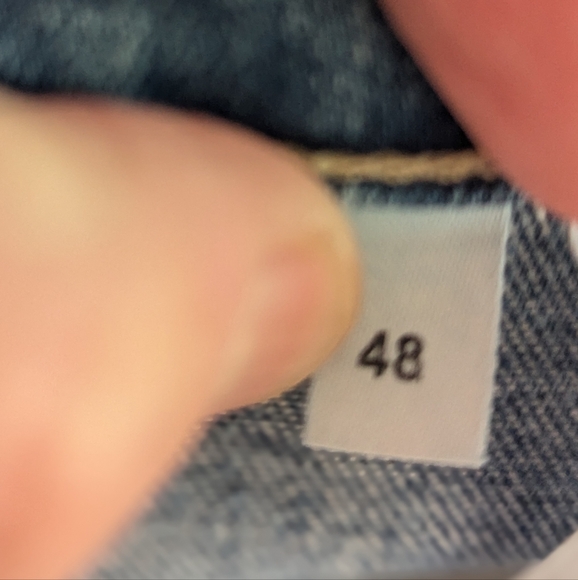 CLOSED Women's Pedal Position Frayed Ankle Denim Blue Jeans Size Italy 48 US 32 - Picture 13 of 15